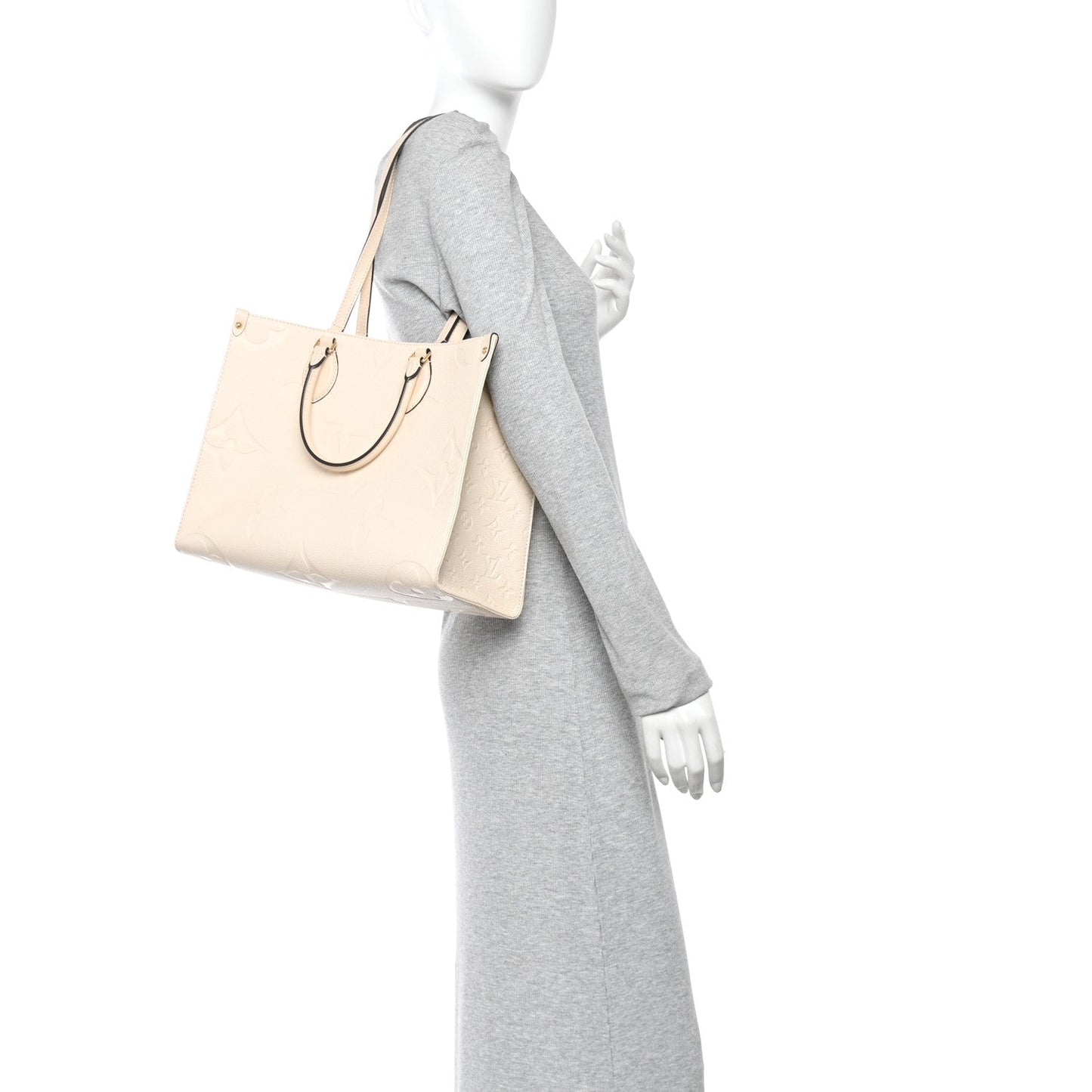 Empreinte Monogram Giant Onthego MM Creme