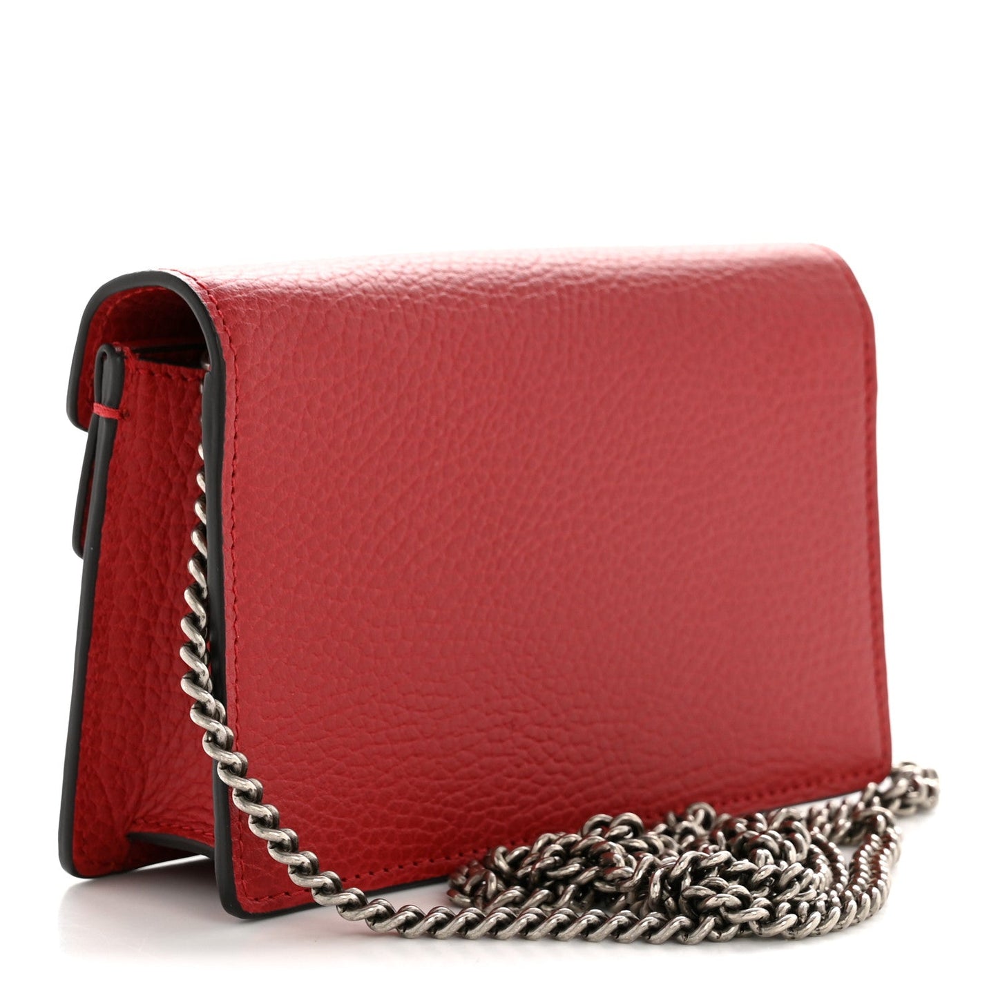 Calfskin Super Mini Dionysus Shoulder Bag Hibiscus Red