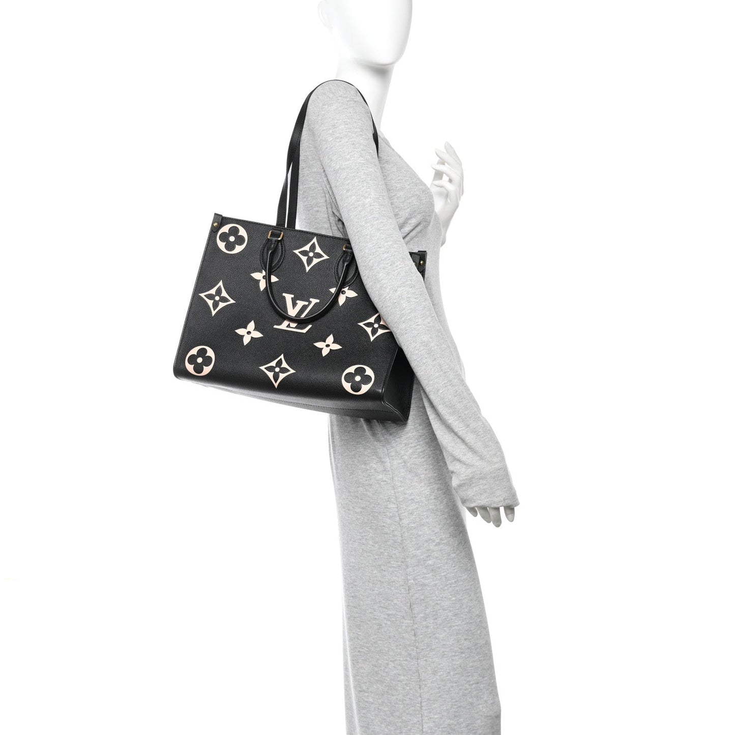 Empreinte Monogram Giant Onthego MM Black Beige