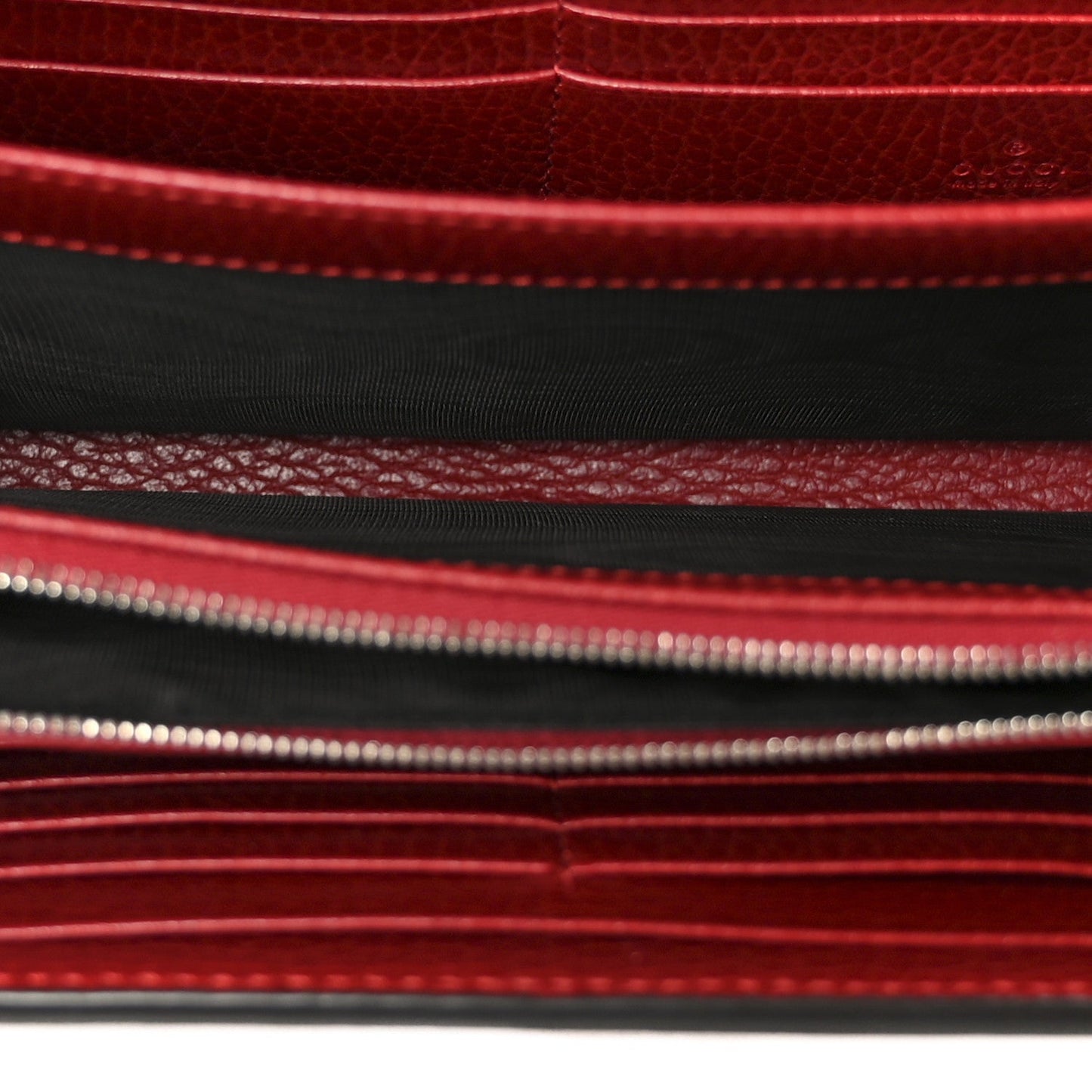 Calfskin Mini Dionysus Chain Wallet Hibiscus Red