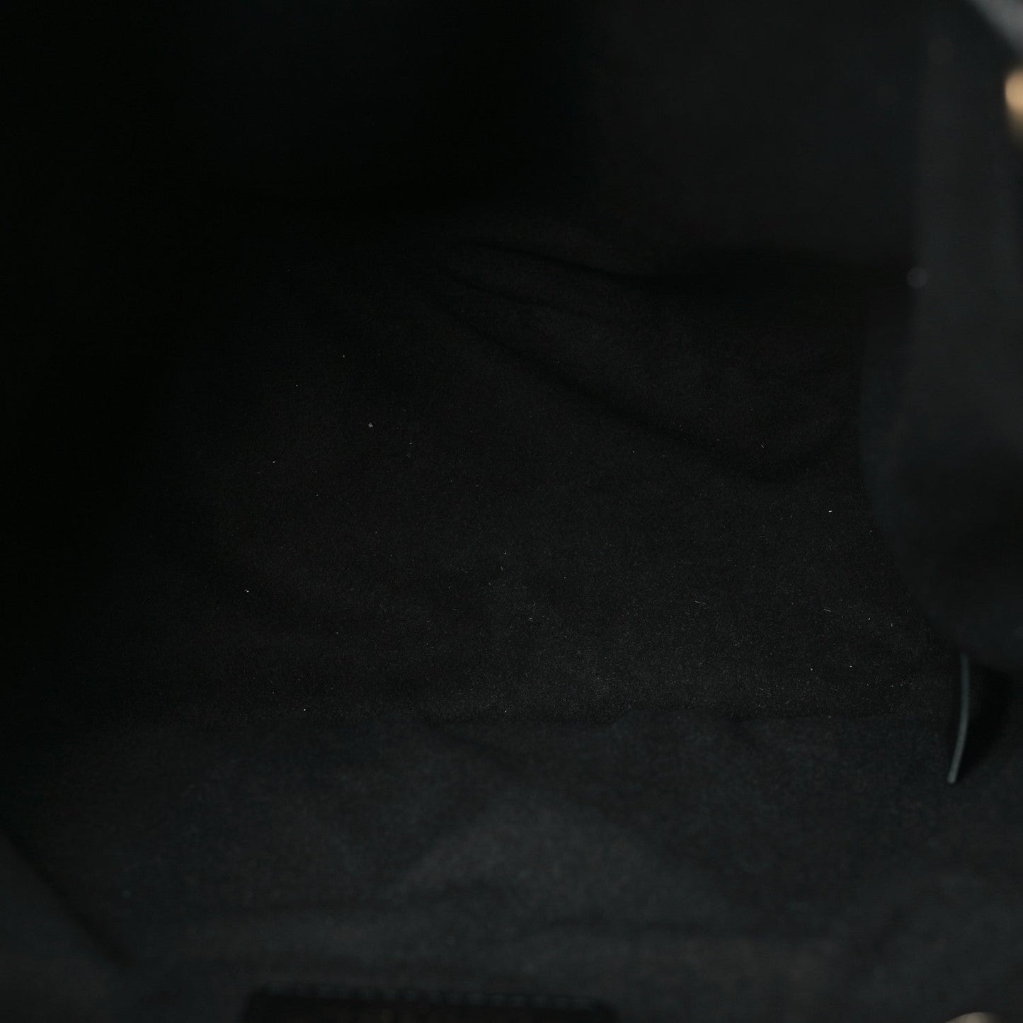 Caviar Deauville Drawstring Bucket Bag Black