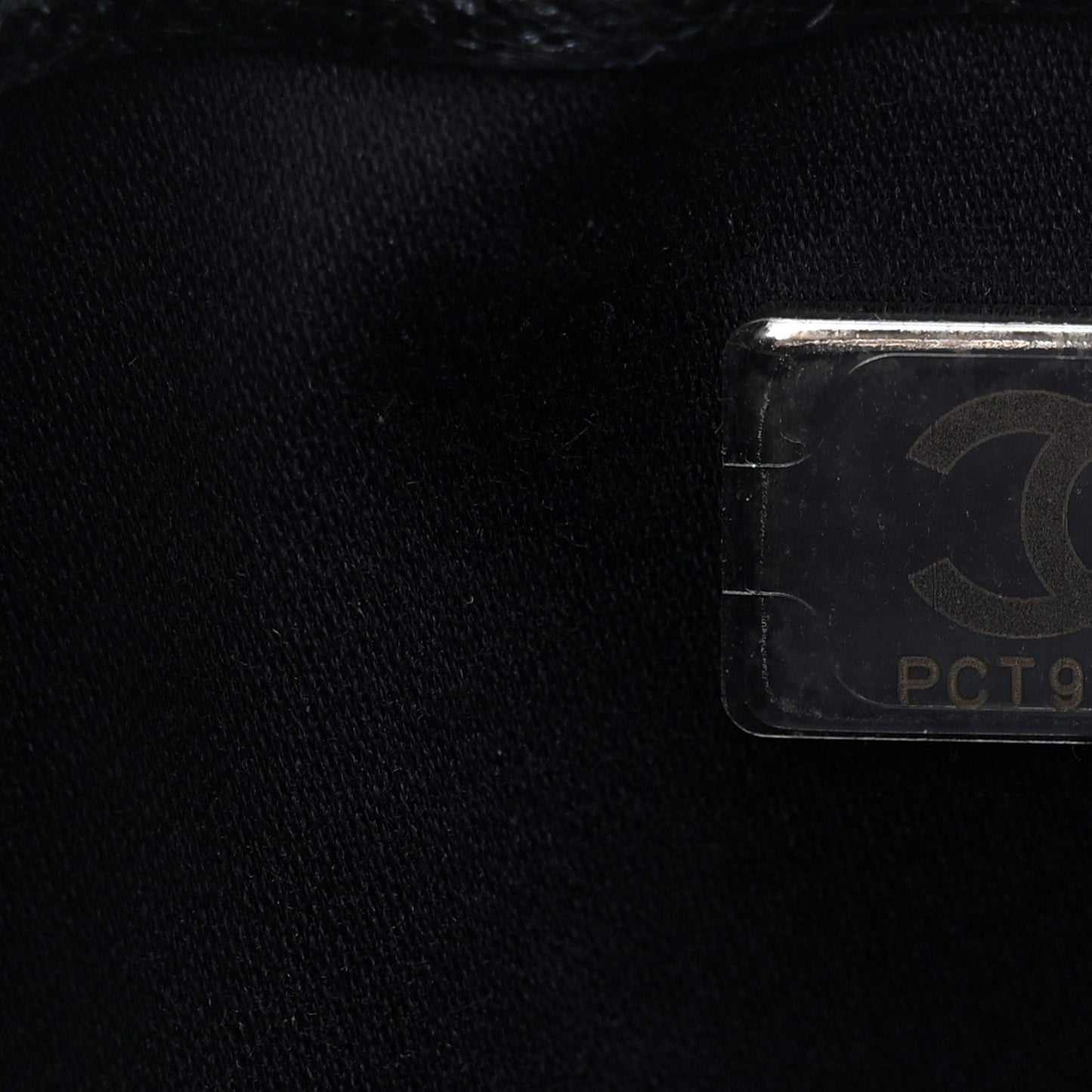 Metallic Caviar Quilted Mini Chanel 25 Handbag Dark Blue