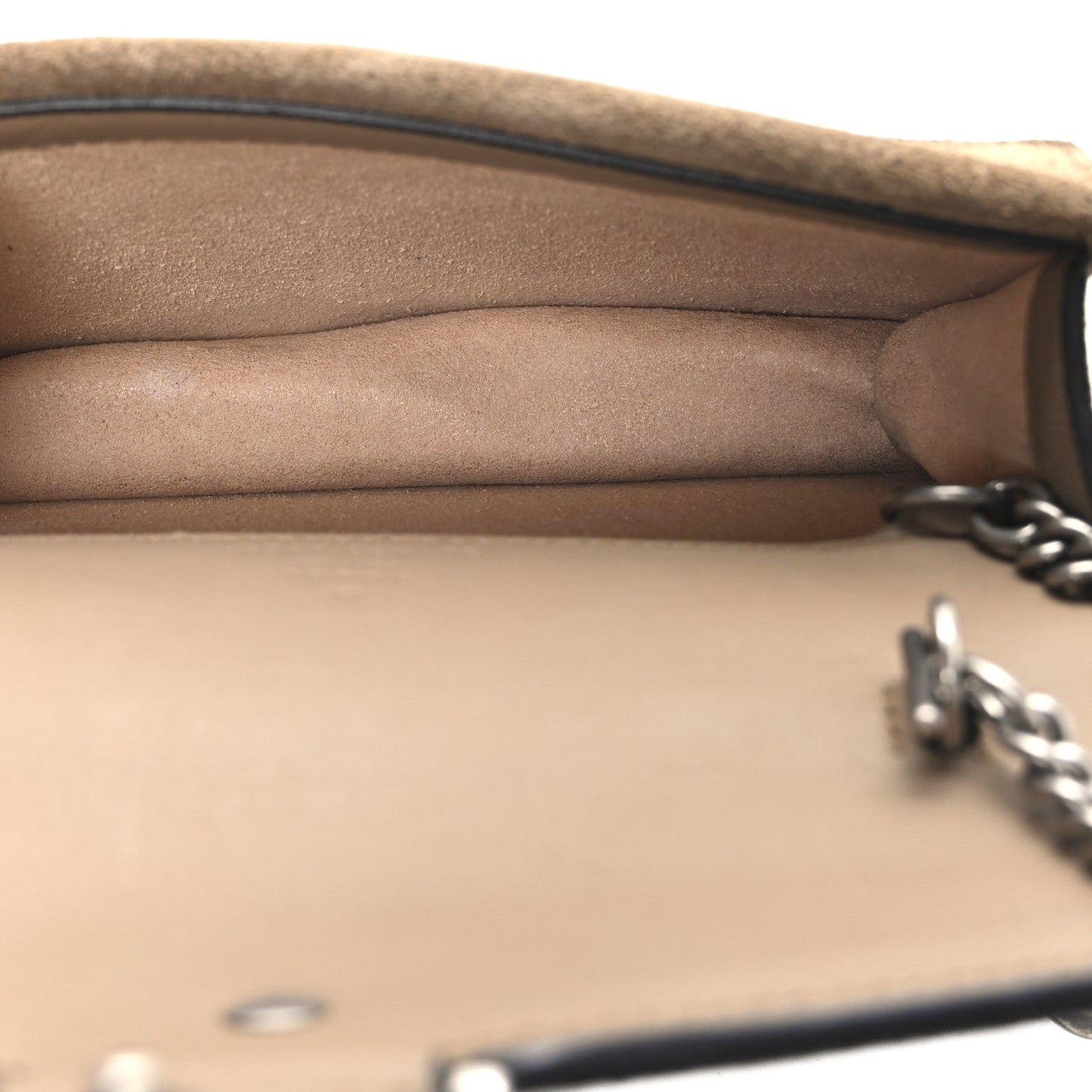 GG Supreme Monogram Super Mini Dionysus Shoulder Bag Taupe