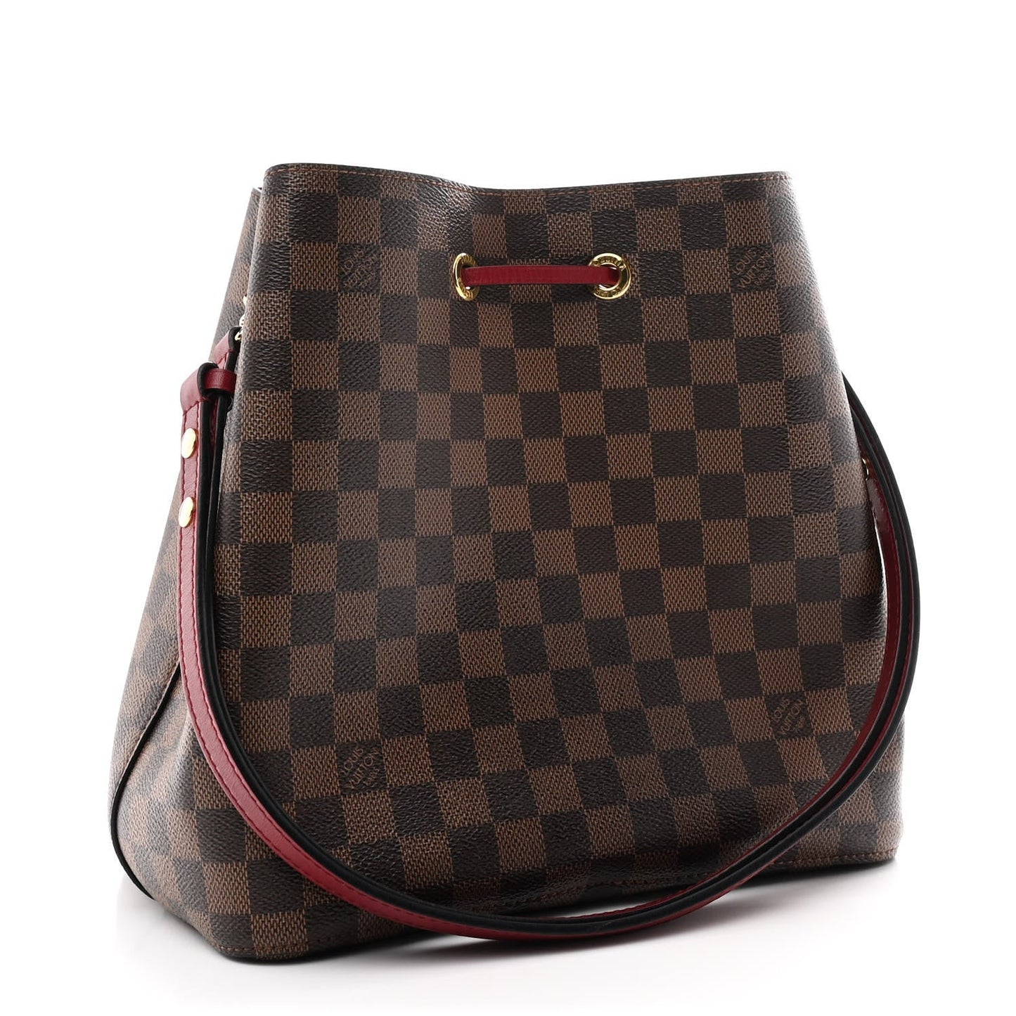 Damier Ebene Neonoe MM Cherry Berry