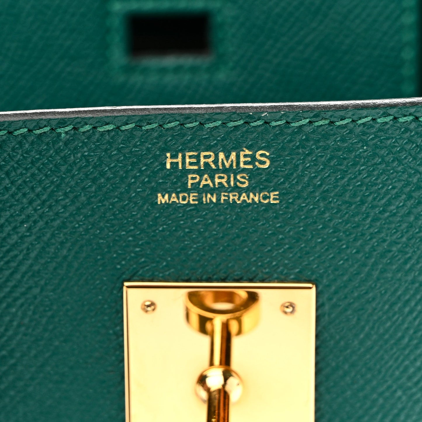 Epsom Birkin 30 Malachite
