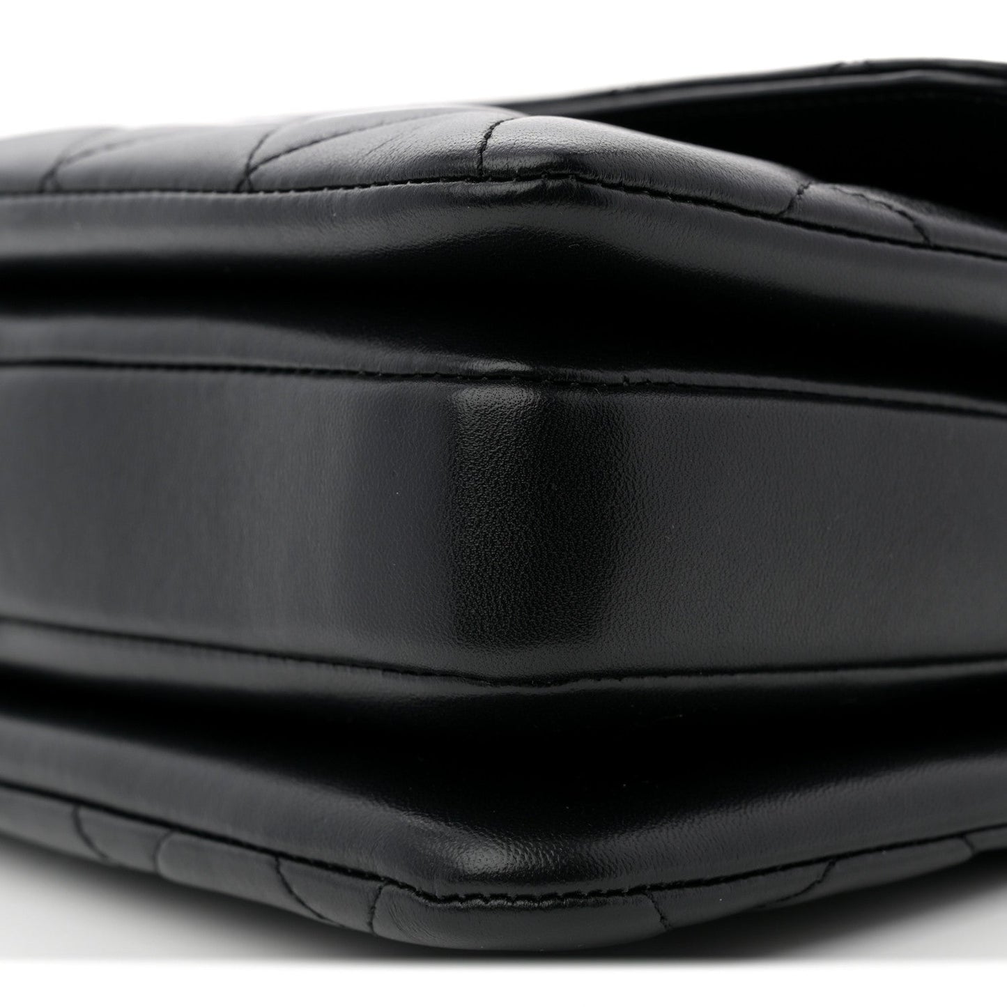 Lambskin Quilted Small Trendy CC Dual Handle Flap Bag Black