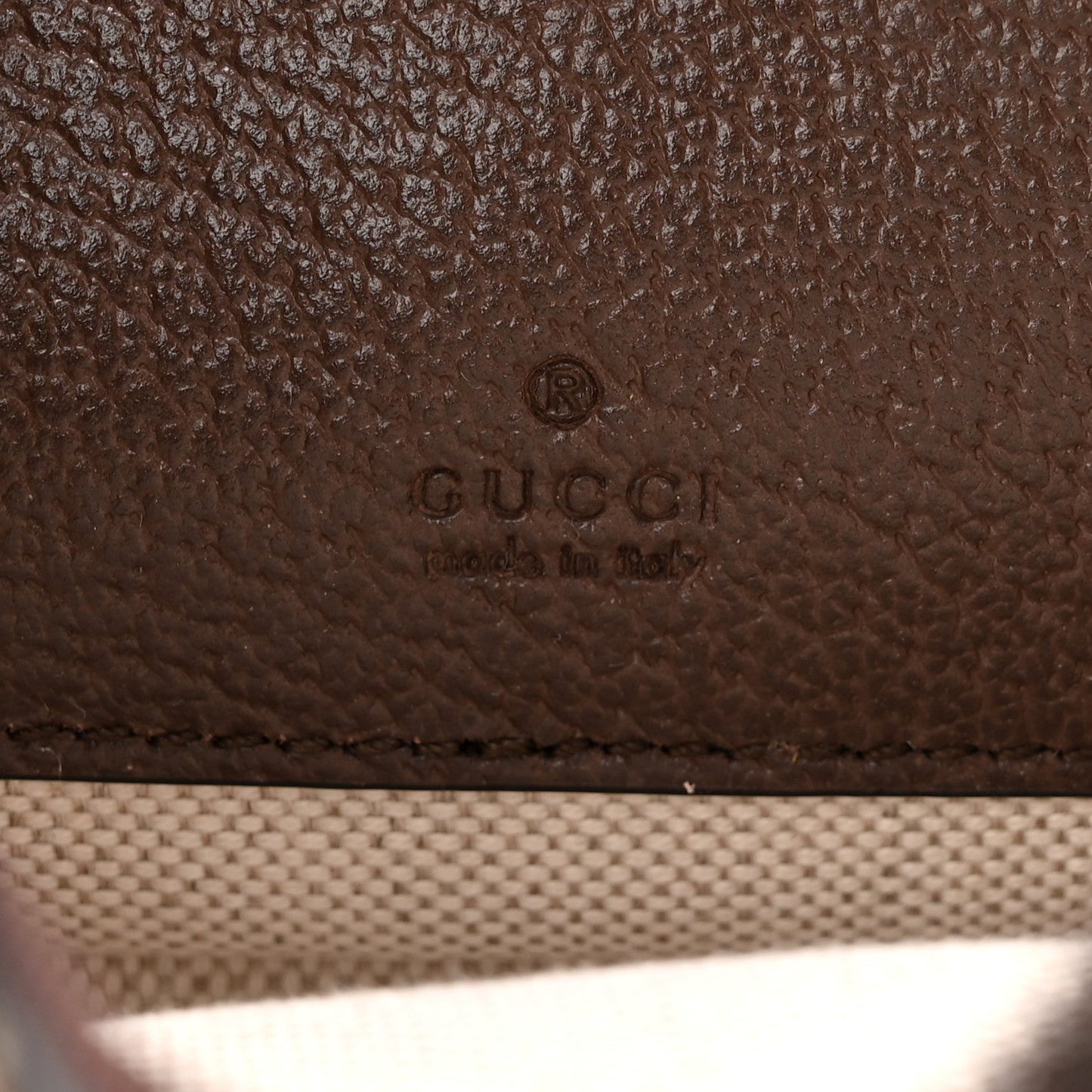 GG Supreme Monogram Textured Dollar Calfskin Web Mini Ophidia Convertible Shoulder Bag Beige Ebony New Acero