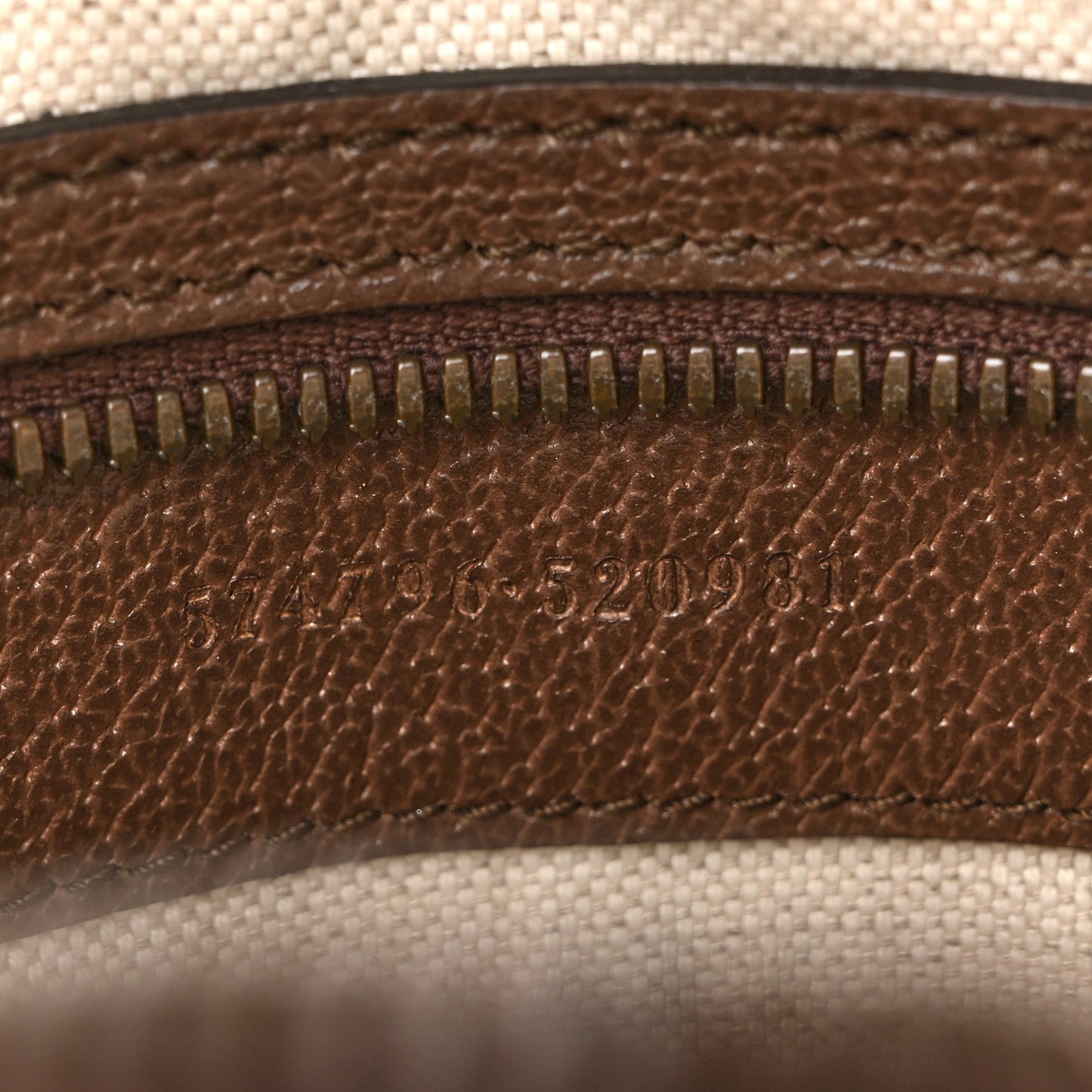 Soft GG Supreme Monogram Medium Ophidia Belt Bag Dark Brown