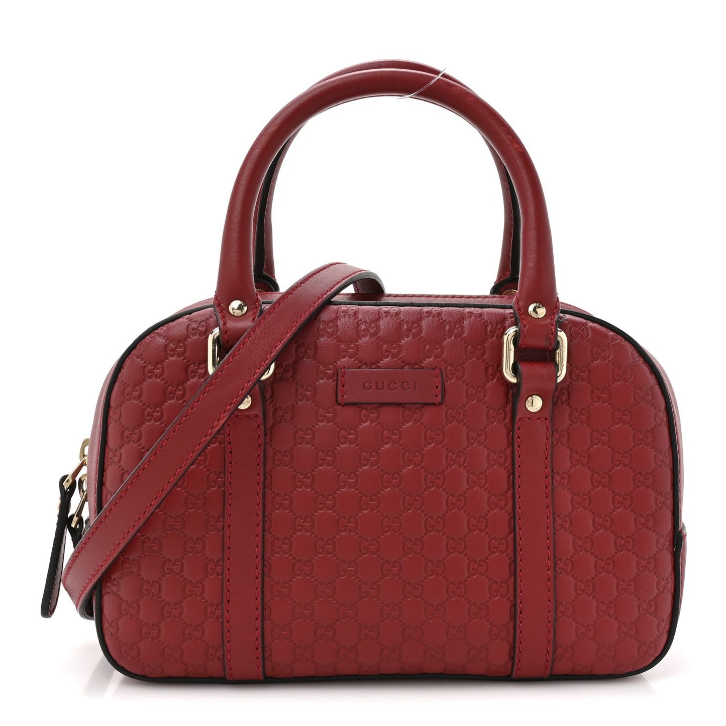 Soft Microguccissima Small Crossbody Bag Rosso
