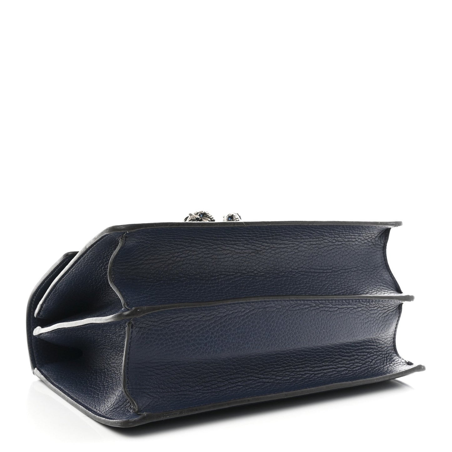 Dollar Calfskin Crystal Web Medium Dionysus Bamboo Top Handle Bag Blue Agata Montana Sapphire