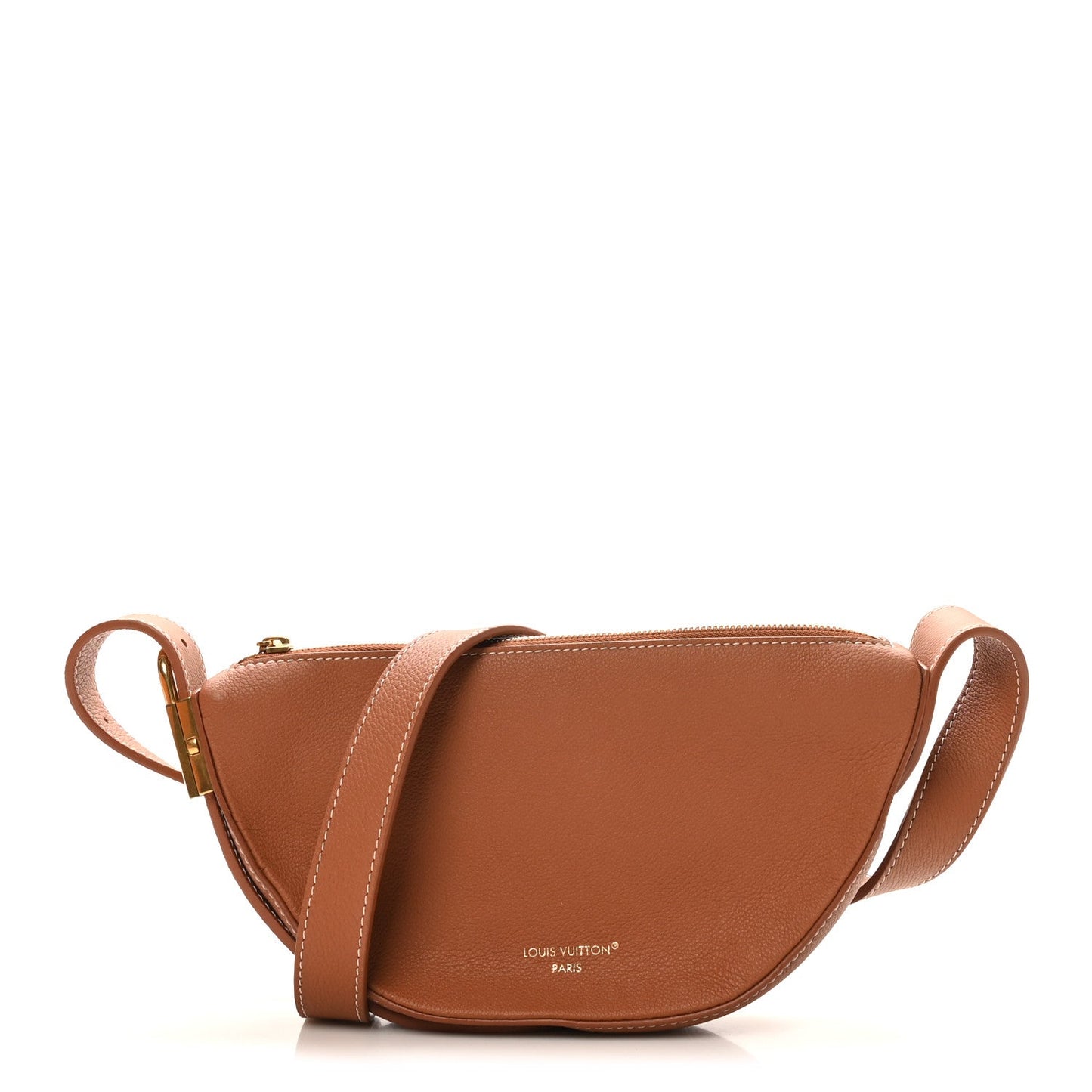 Smooth Calfskin Low Key Bumbag Cognac