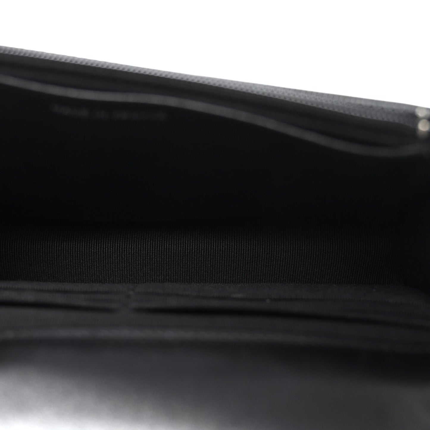 Lambskin Quilted Trendy CC Wallet On Chain WOC So Black