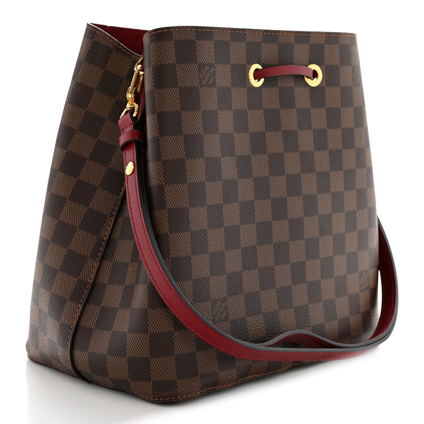 Damier Ebene Neonoe MM Cherry Berry