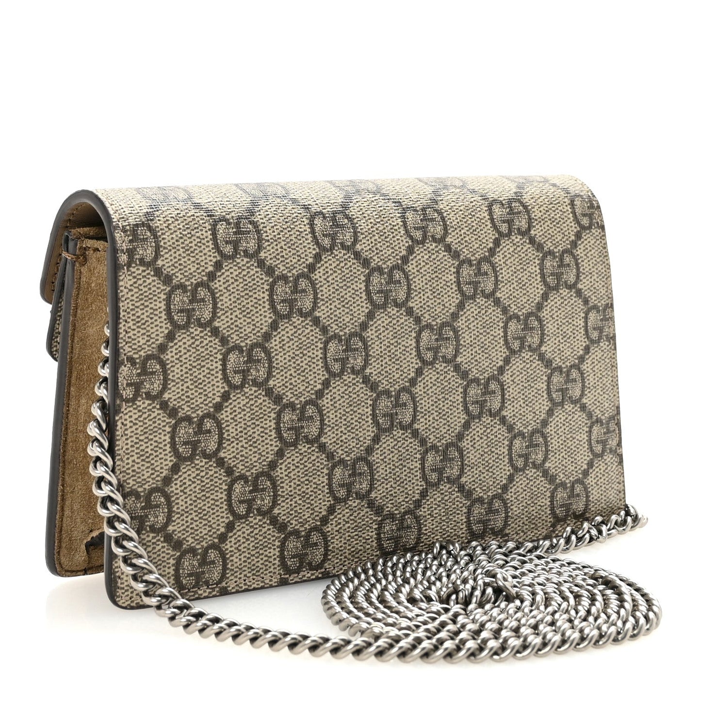 GG Supreme Monogram Super Mini Dionysus Shoulder Bag Taupe