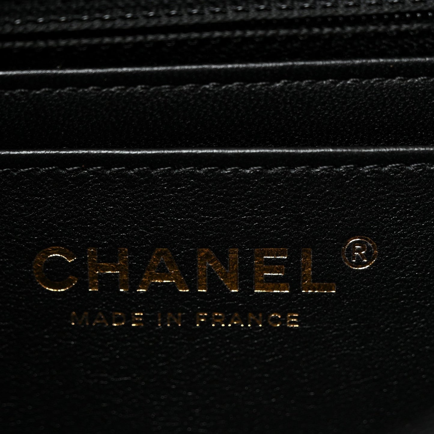 Lambskin Quilted Mini Rectangular Flap Black