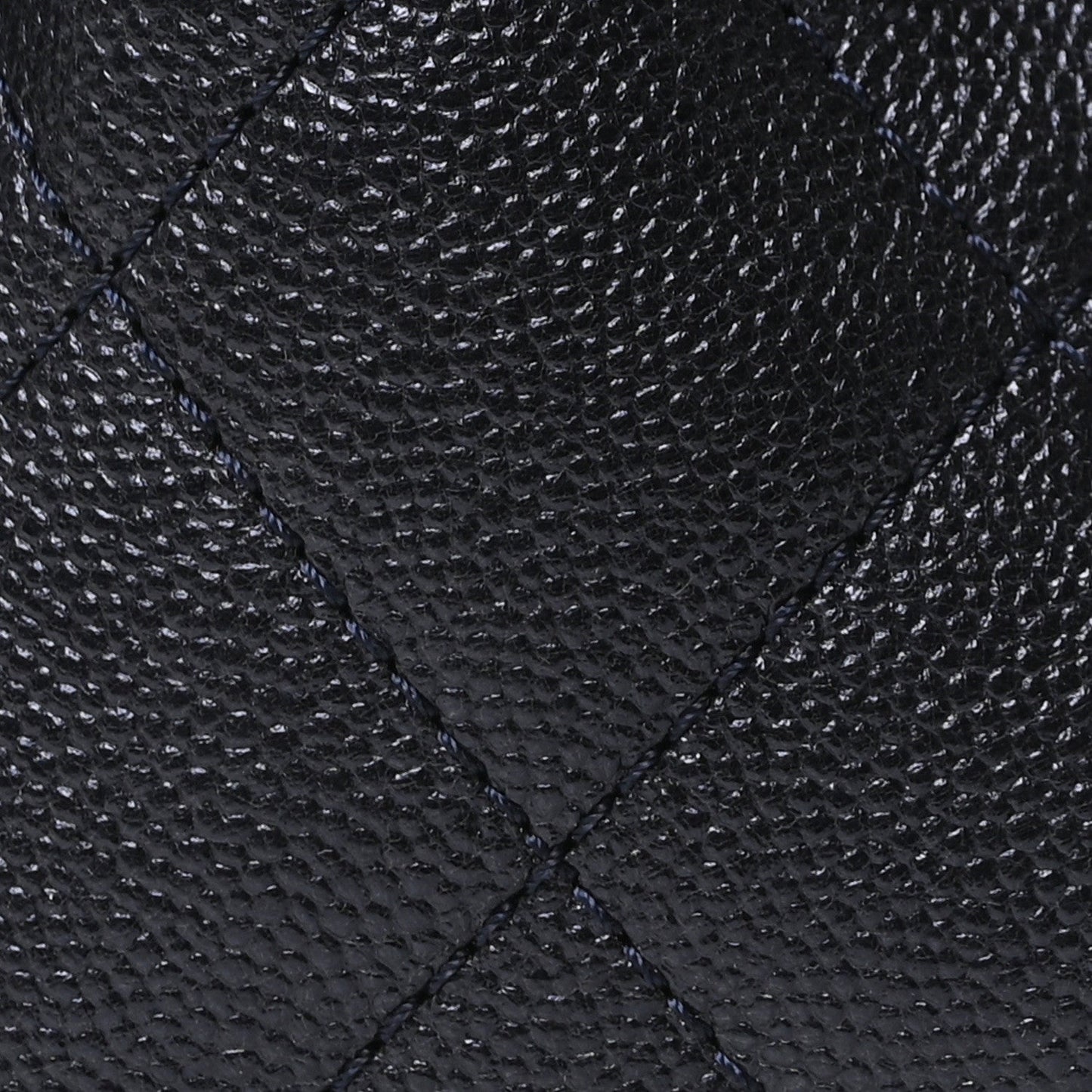 Metallic Caviar Quilted Mini Chanel 25 Handbag Dark Blue