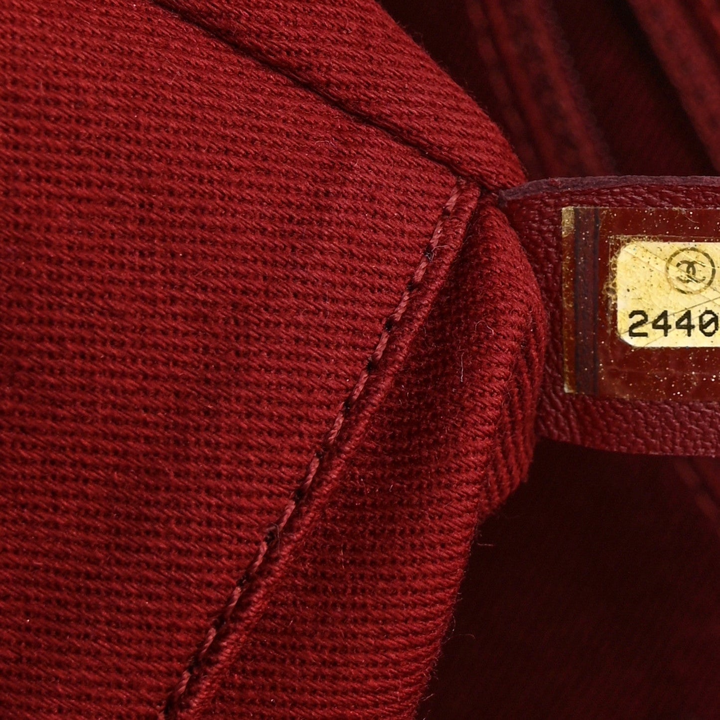 Canvas Small Deauville Tote Red