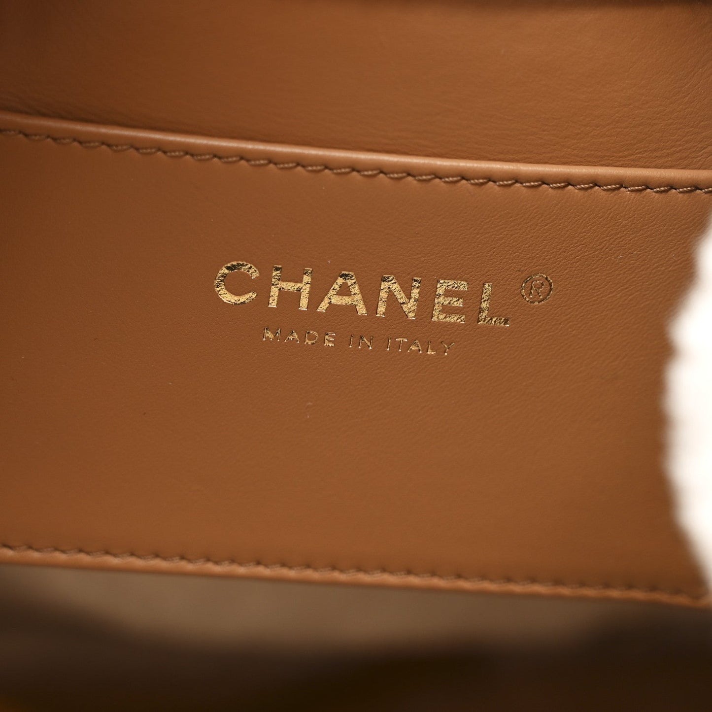 Suede Shearling Quilted Medium Chanel 25 Handbag Beige Natural