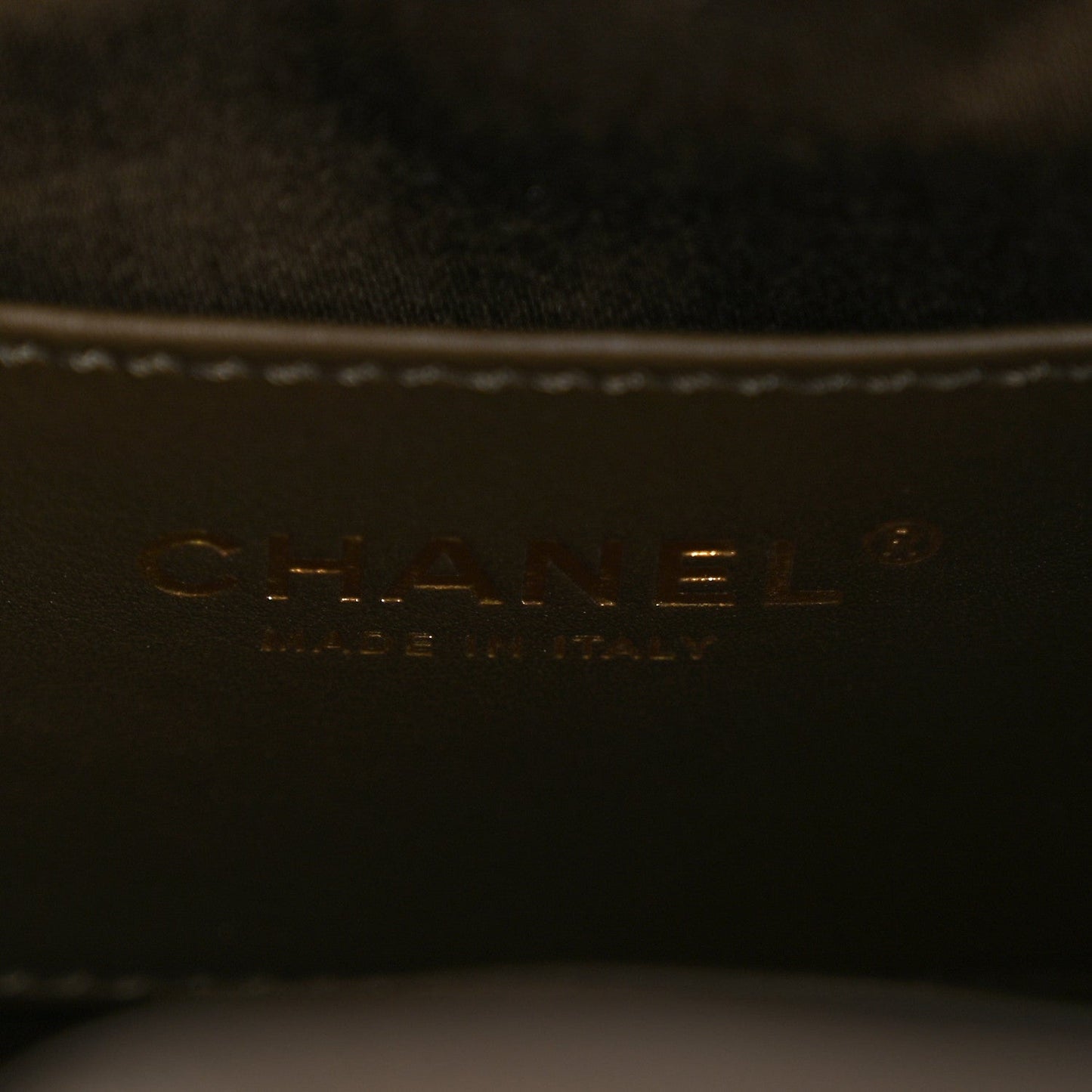 Canvas Quilted Small Chanel 25 Handbag Khaki