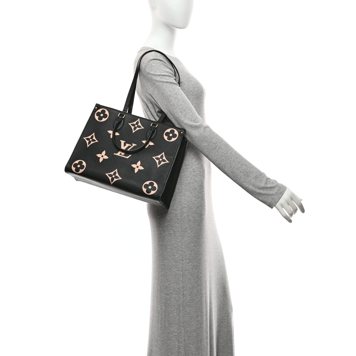 Empreinte Monogram Giant Onthego MM Black Beige