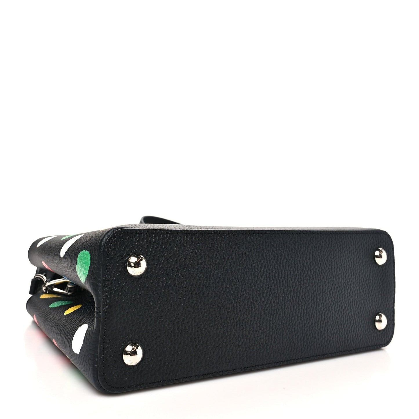 LV X YK Taurillon Capucines MM Black