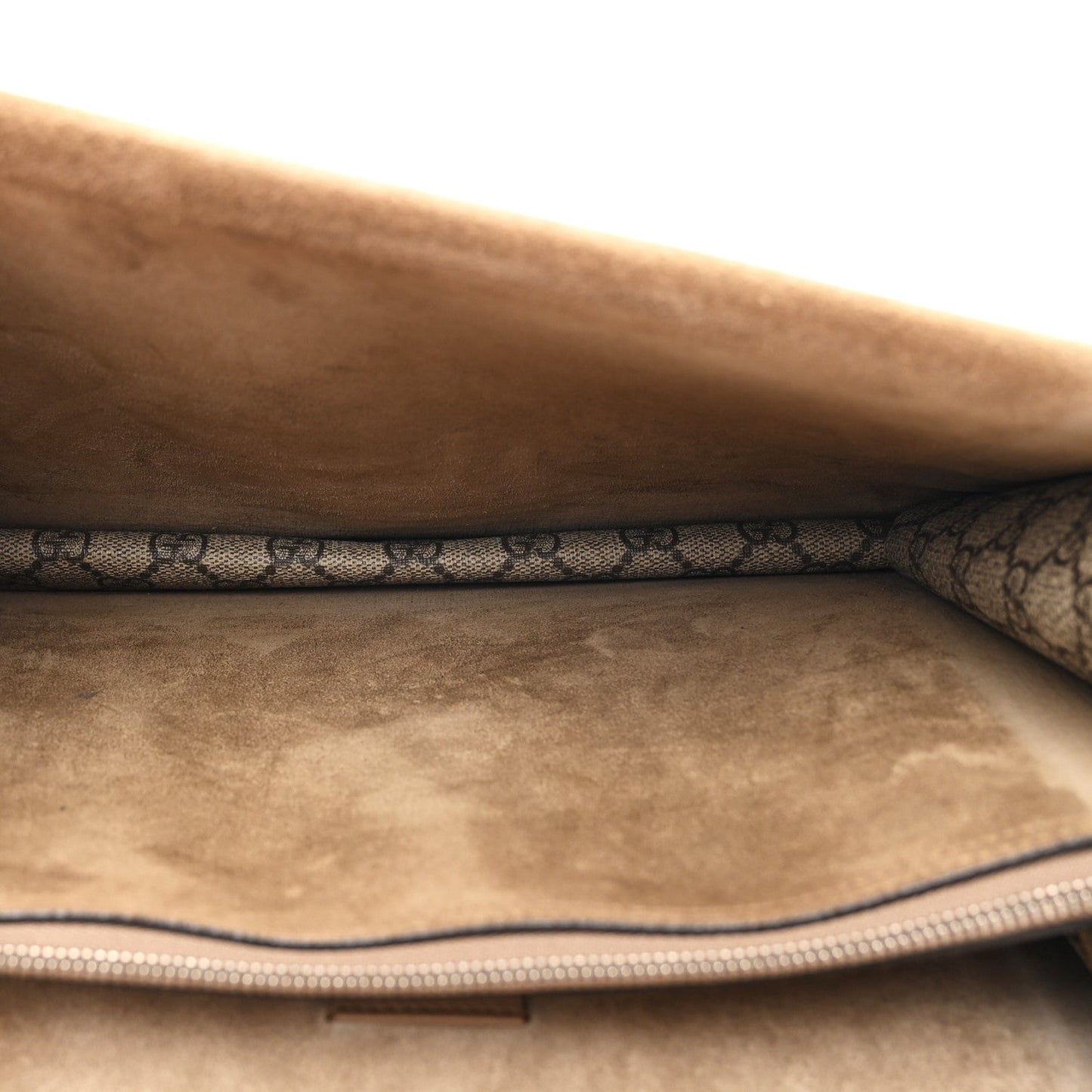 GG Supreme Monogram Medium Dionysus Shoulder Bag Taupe