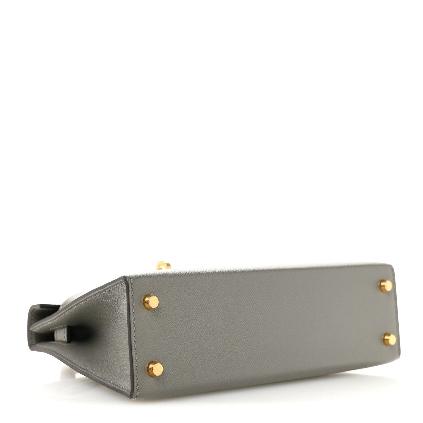 Madame Calfskin Mini Kelly Sellier 20 Gris Meyer