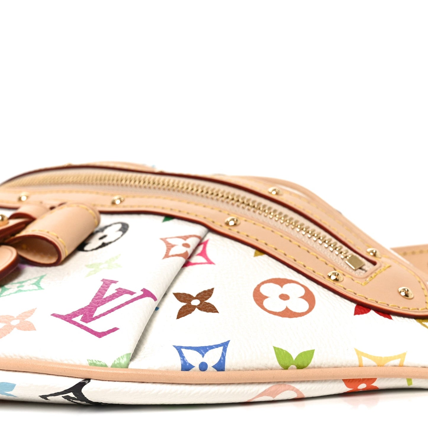 LV X TM Monogram Multicolor High Rise Bumbag White
