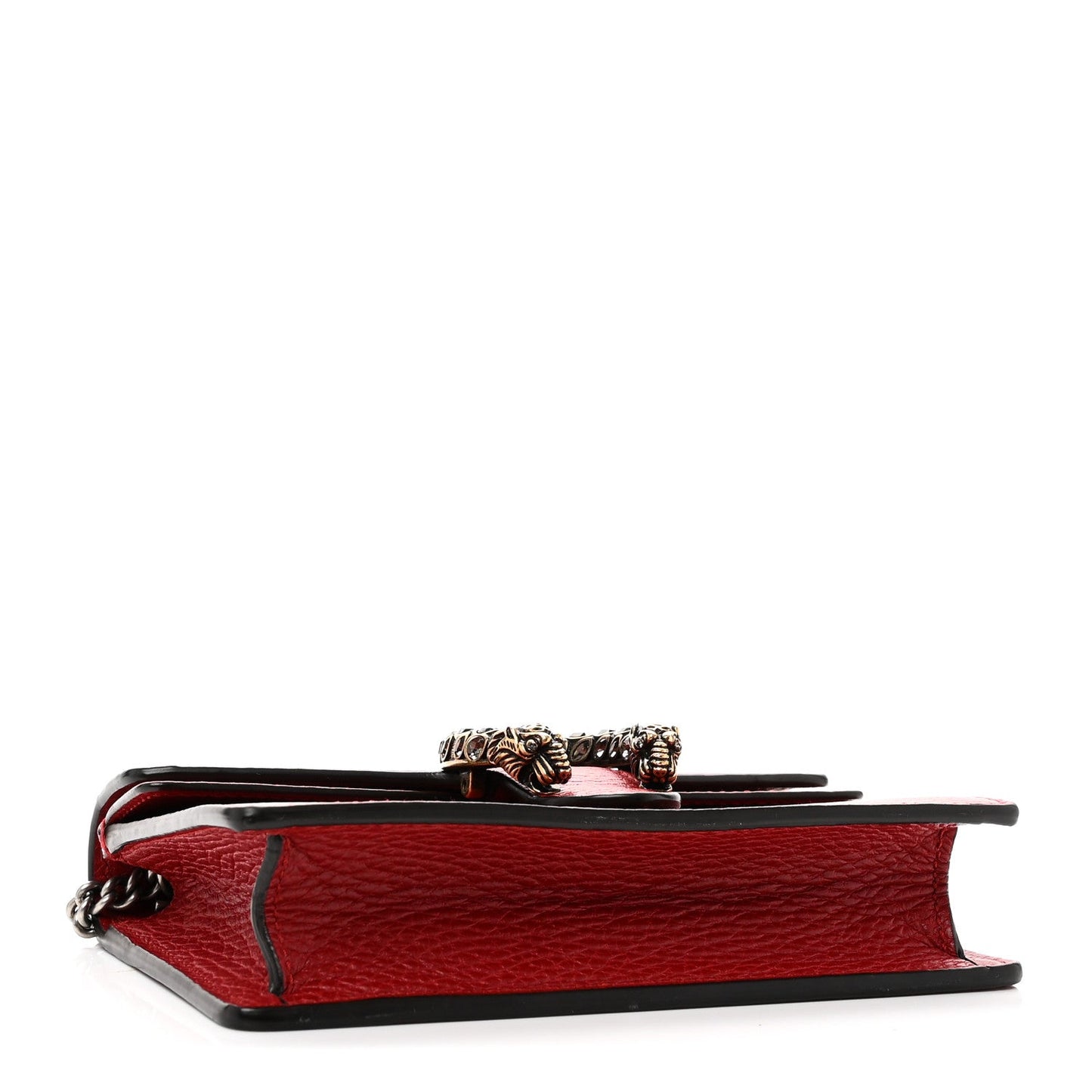 Dollar Calfskin Swarovski Crystal Small Dionysus Shoulder Bag Hibiscus Red