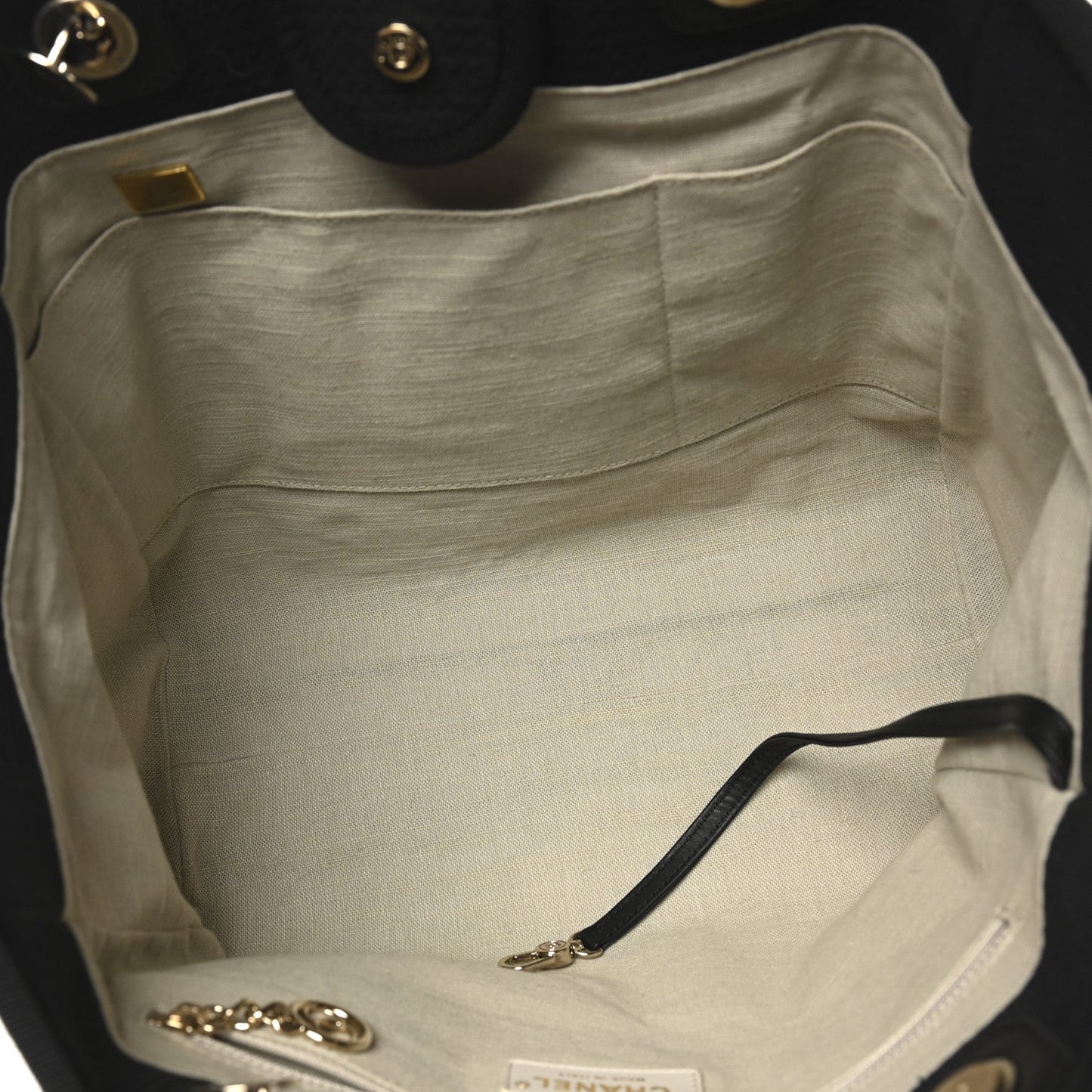 Mixed Fibers Small Deauville Tote Black