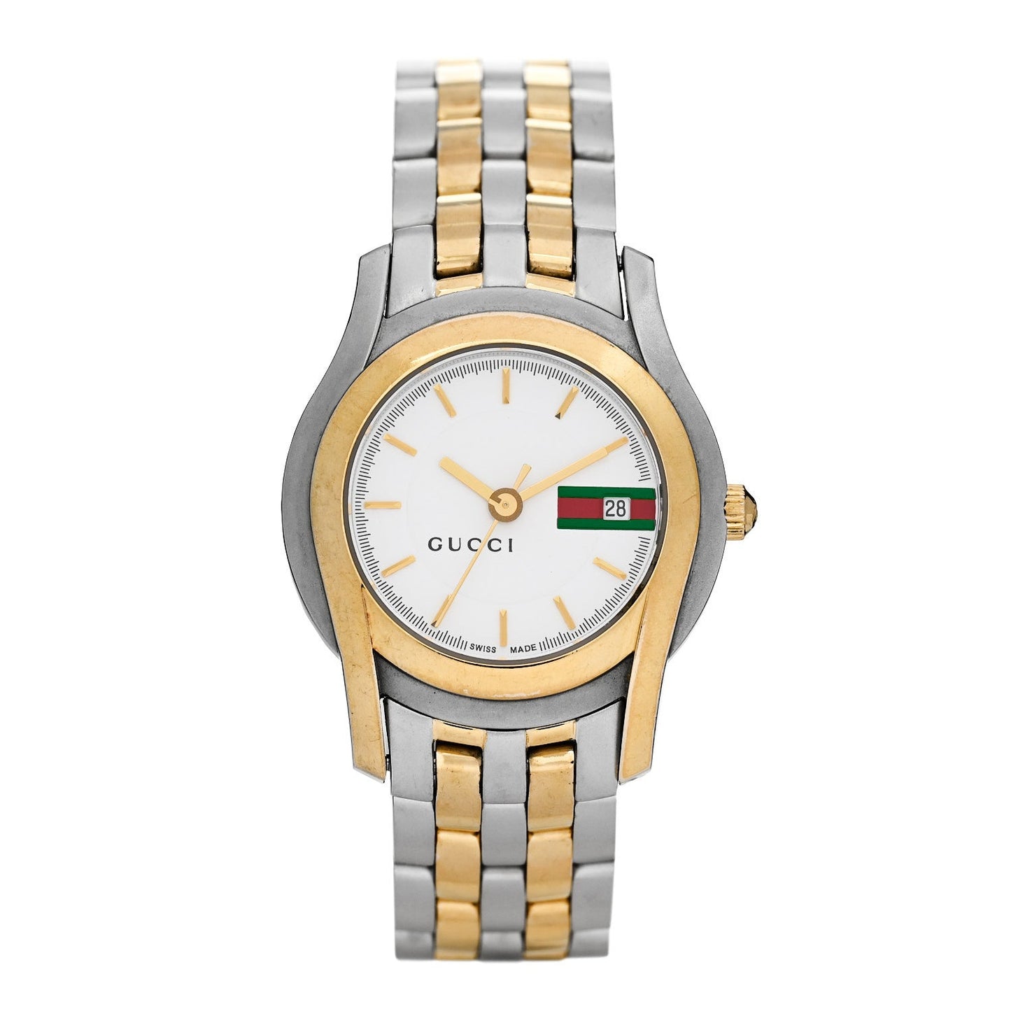 Stainless Steel 27mm 5500L Two Tone Quartz Watch