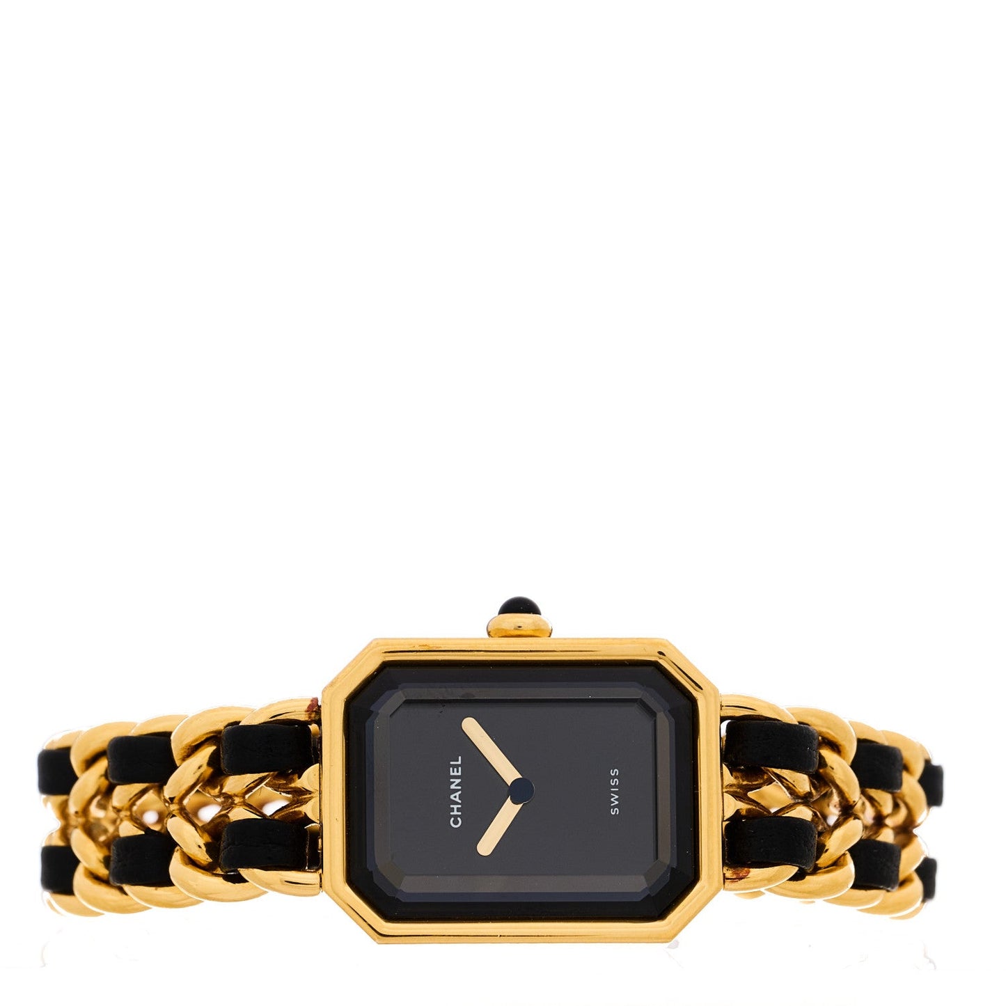 Stainless Steel Lambskin 20mm Chain Premiere Quartz Watch Gold L