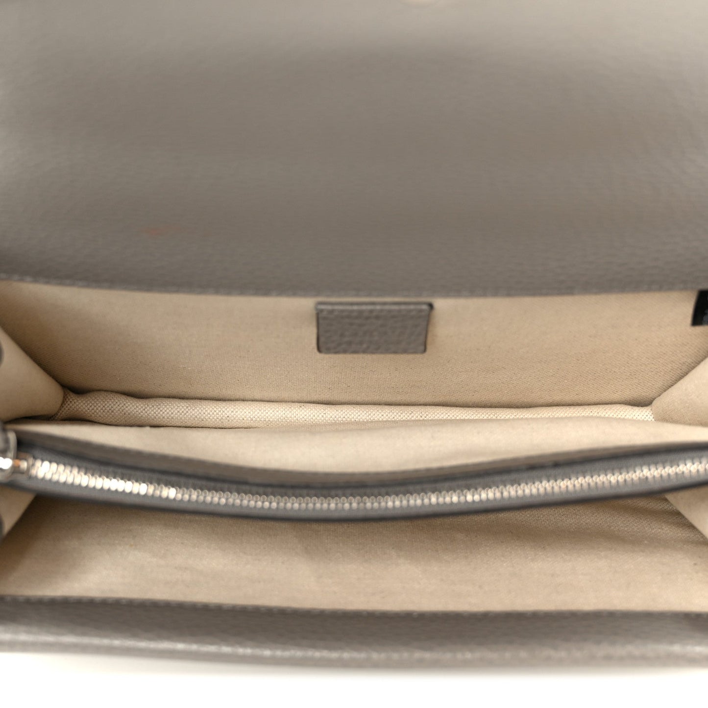 Pebbled Calfskin Small Dionysus Shoulder Bag Dusty Grey