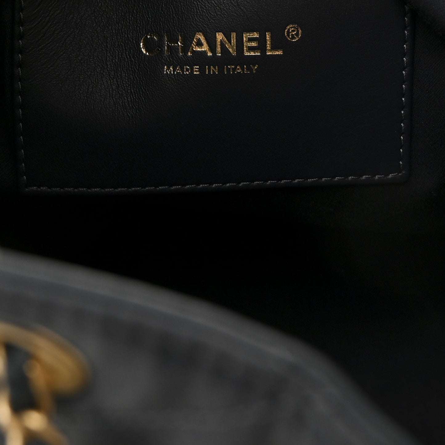 Canvas Quilted Medium Chanel 25 Handbag Dark Blue