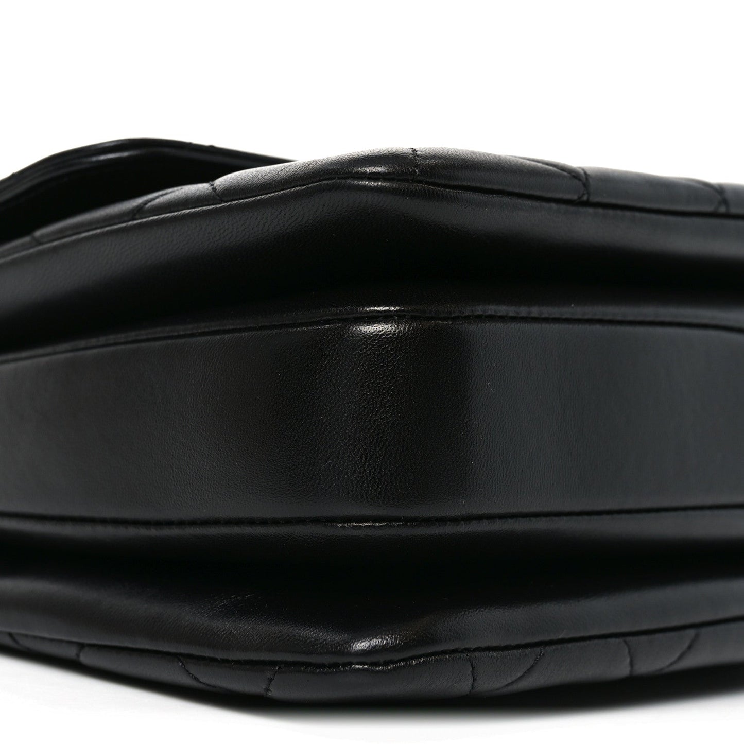 Lambskin Quilted Small Trendy CC Flap Dual Handle Bag Black