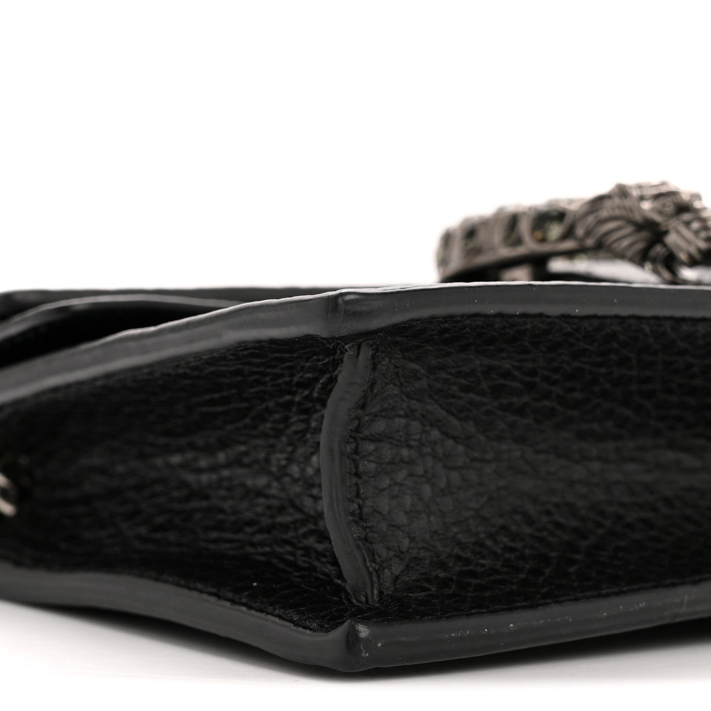 Calfskin Super Mini Dionysus Shoulder Bag Black