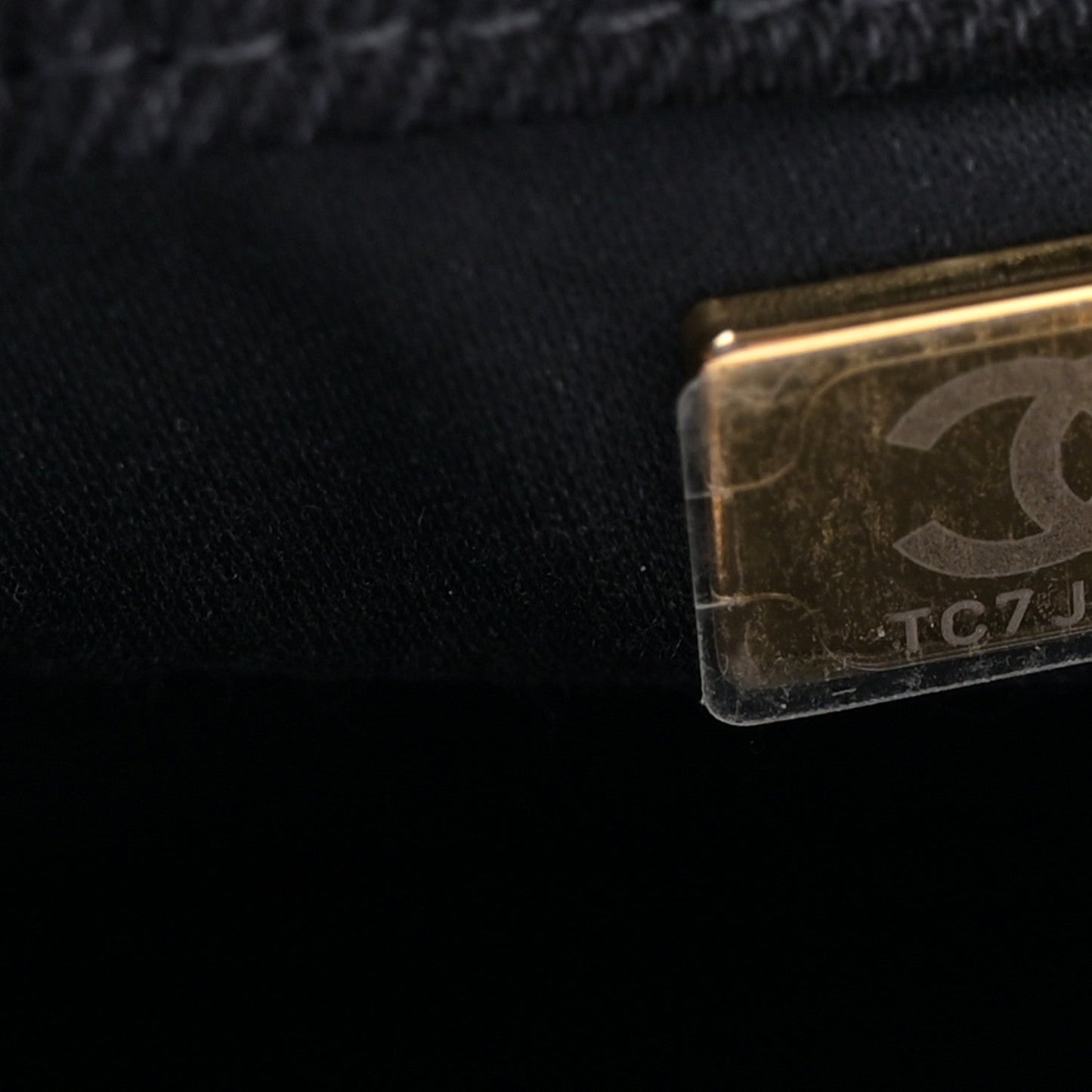 Washed Denim Quilted Mini Chanel 25 Handbag Black