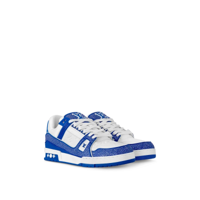 Louis Vuitton LV Trainer Sneaker ¡®Denim Monogram Blue Diamond¡¯