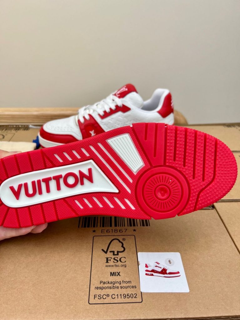 Louis Vuitton LV ¡¯54¡¯ Trainer Red White Sneaker