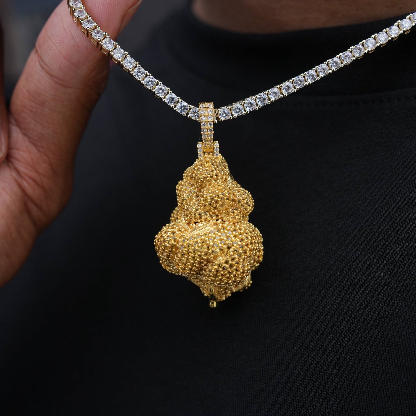 The Golden Nugget Pendant in Yellow Gold