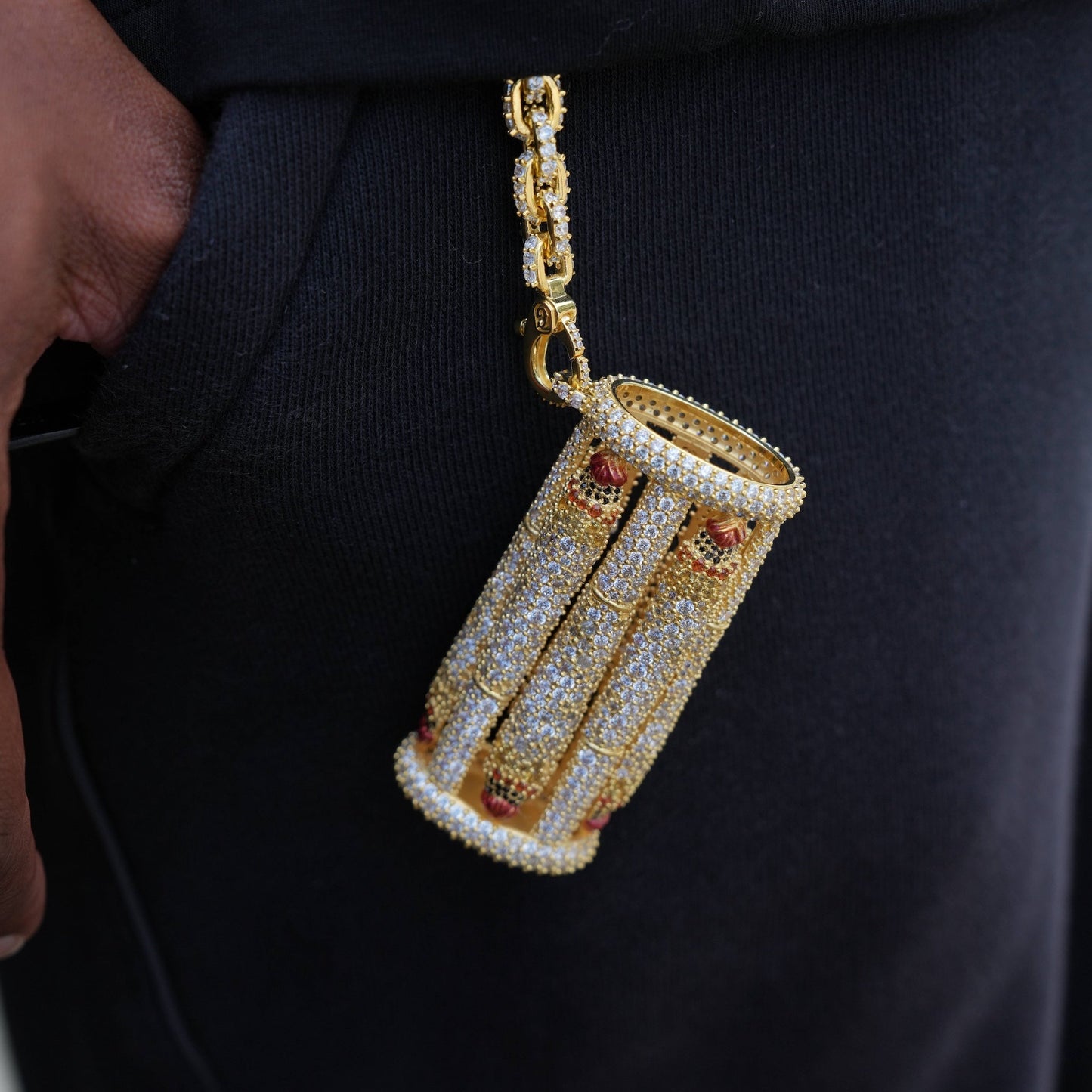 It's Lit Lighter Case Clip On in Yellow Gold