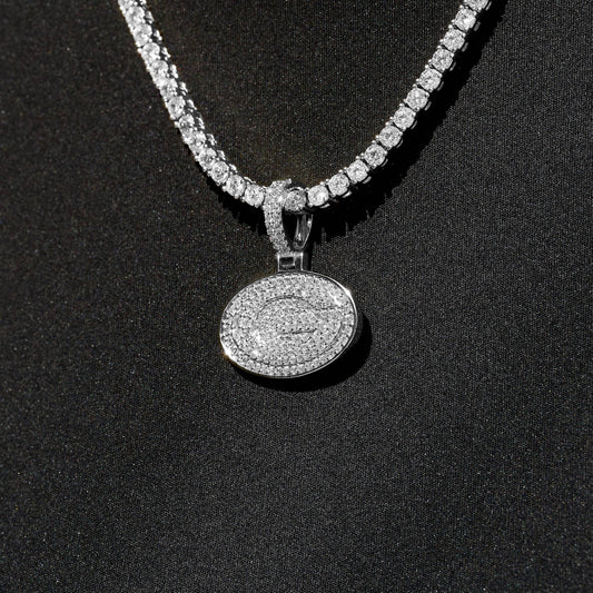 Green Bay Packers Official NFL Micro Logo Pendant in White Gold